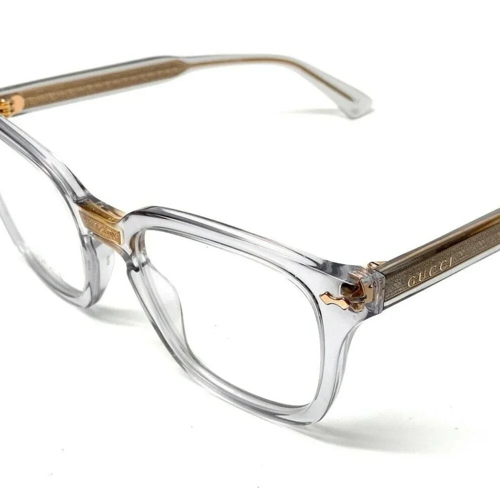 Gucci Gold Eyeglasses 50mm Unisex! Brand new